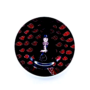 ASH085 Tin Ashtray 5.5″x5.5″ Anime Itachi Akatsuki