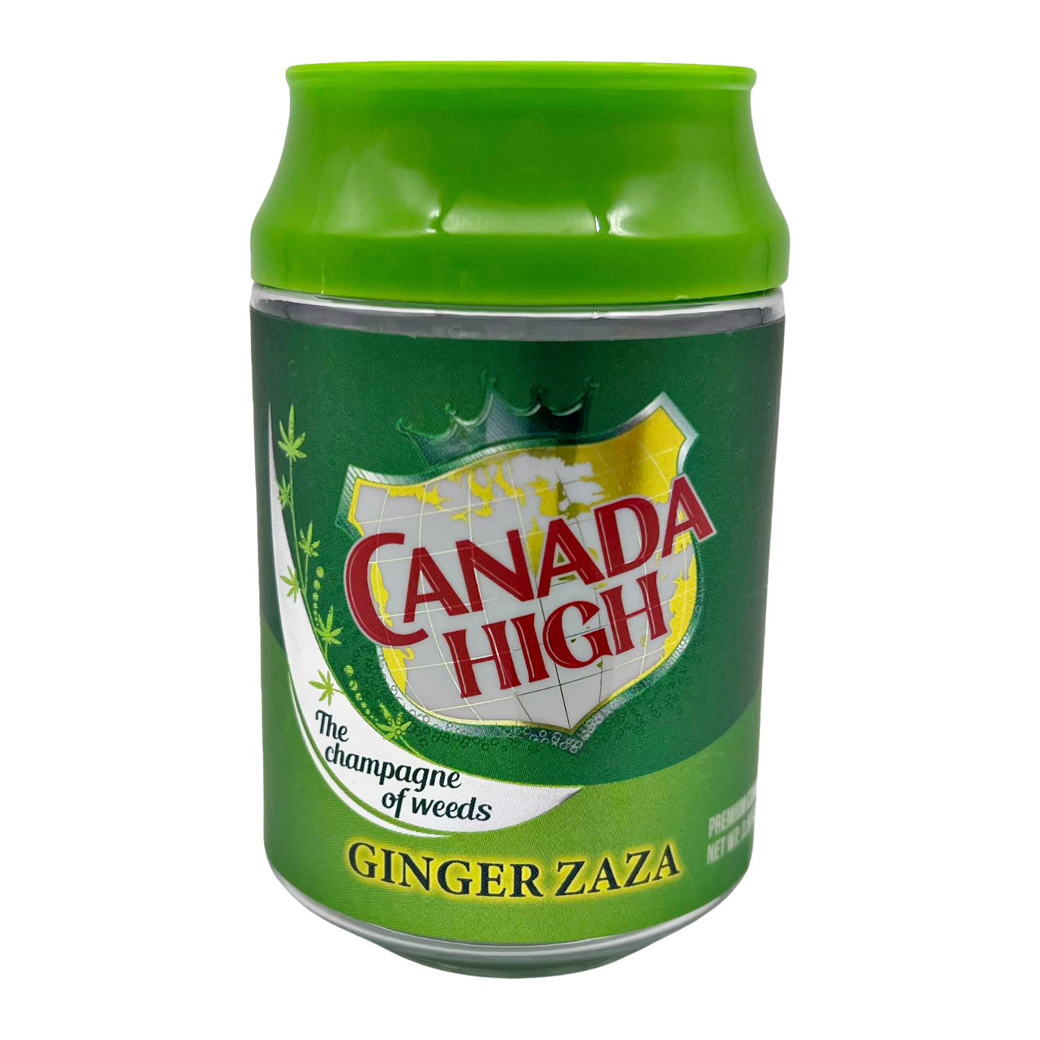 3.5g Plastic Soda Can Jar – (12 Count) Canada High CMB-008
