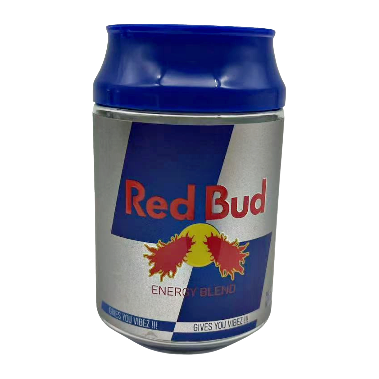 3.5g Plastic Soda Can Jar – (12 Count) Red Bud CMB-009