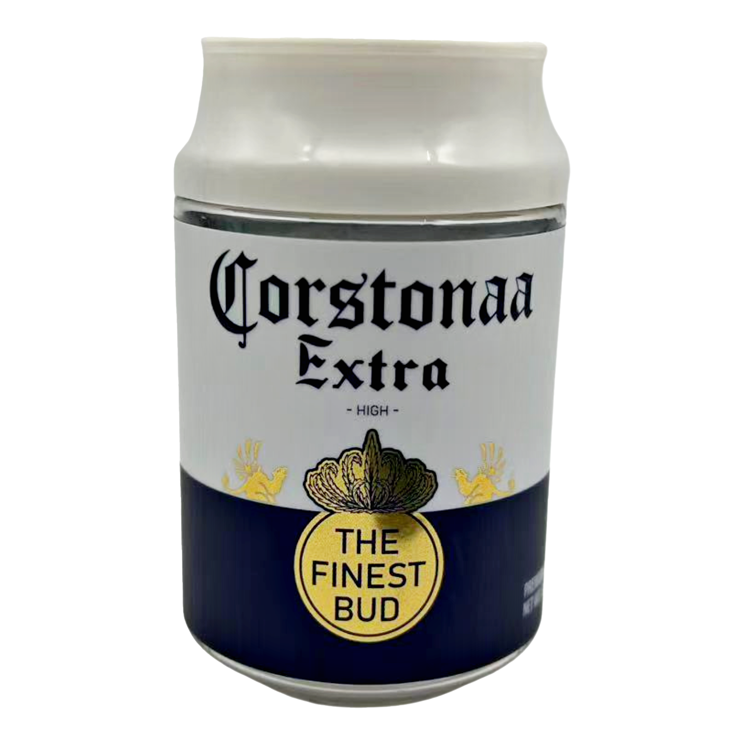 3.5g Plastic Soda Can Jar – (12 Count) Corstonaa Extra CMB-013