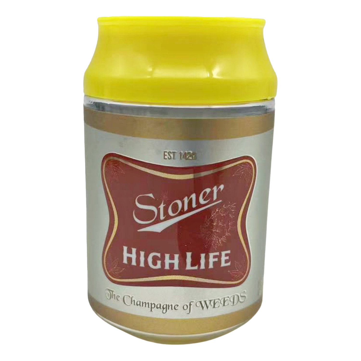 3.5g Plastic Soda Can Jar – (12 Count) Stoner High CMB-016