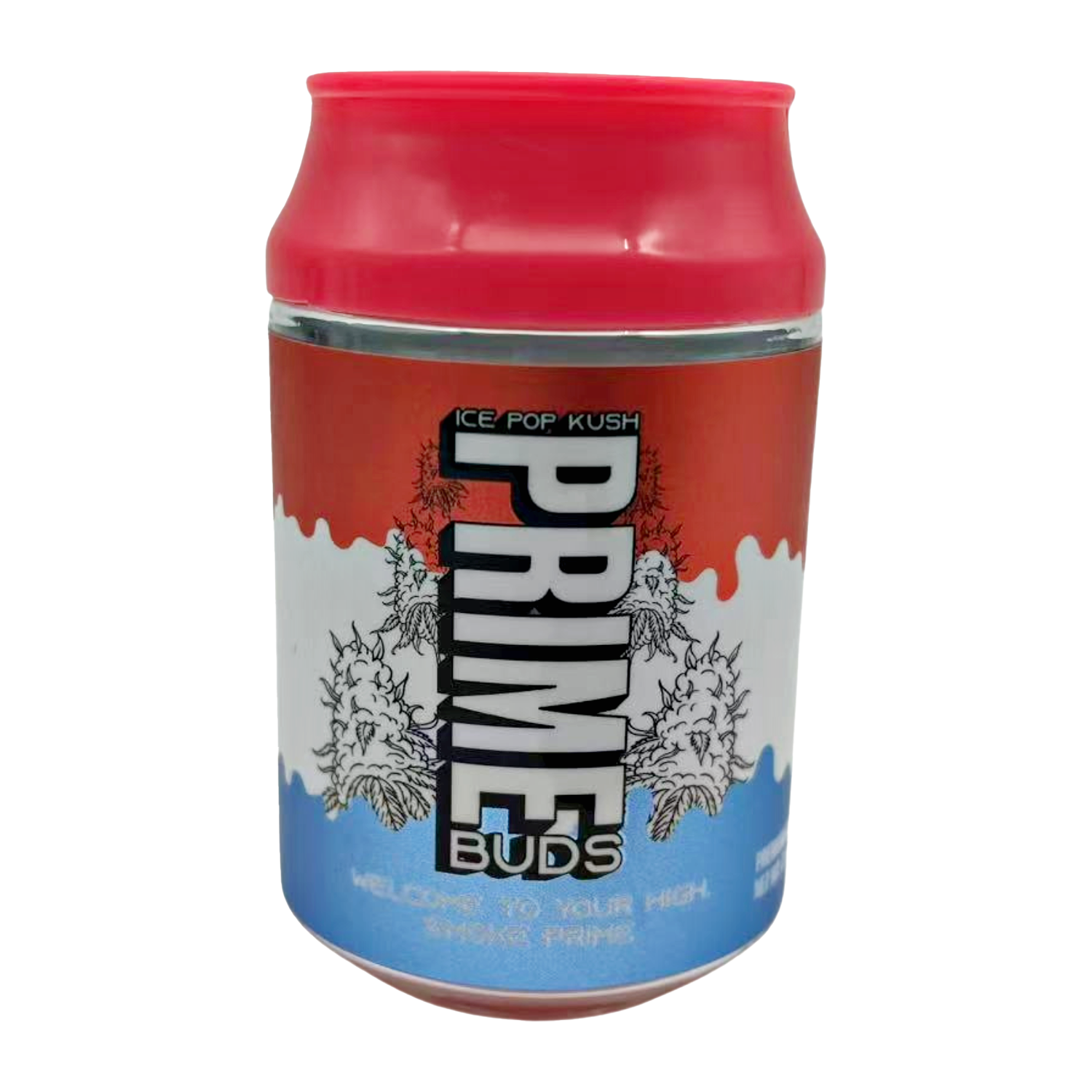 3.5g Plastic Soda Can Jar – (12 Count) Prime Buds CMB-020