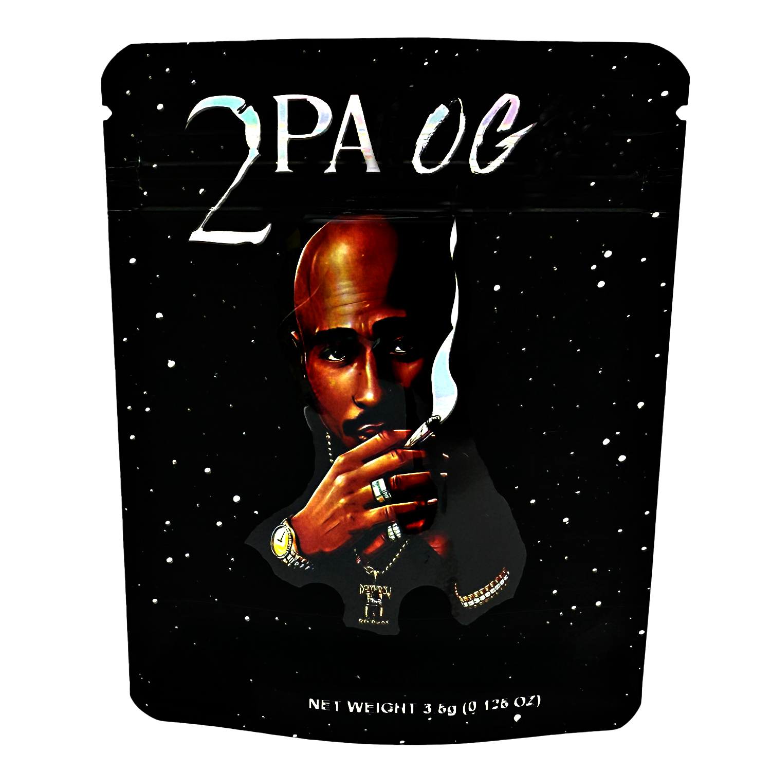 3.5 Gram Mylar Bag – Premium Smell-Proof Flower Packaging – 2 Pa OG (50 Count) CMB-35G-001