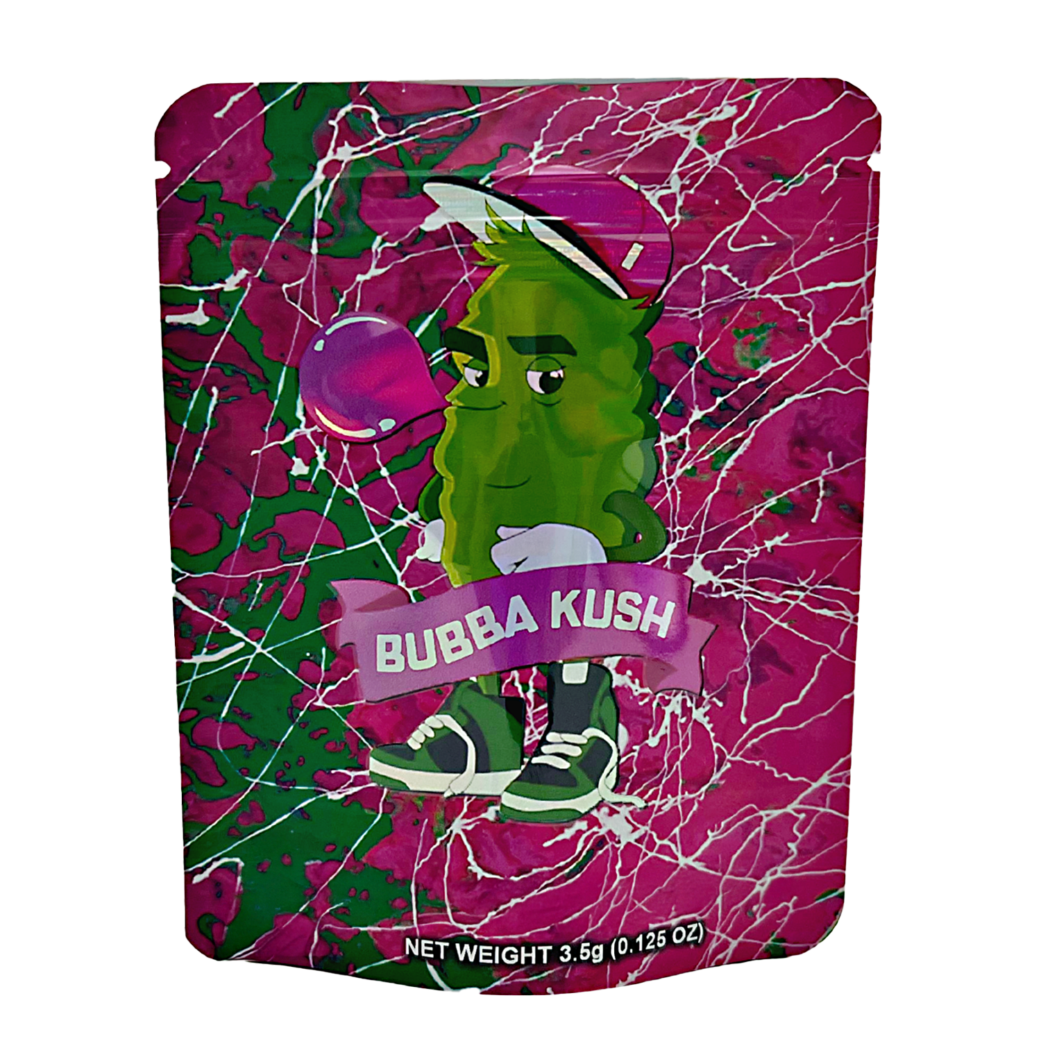 3.5 Gram Mylar Bag – Premium Smell-Proof Packaging – Bubba Kush (50 Count) CMB-35G-018