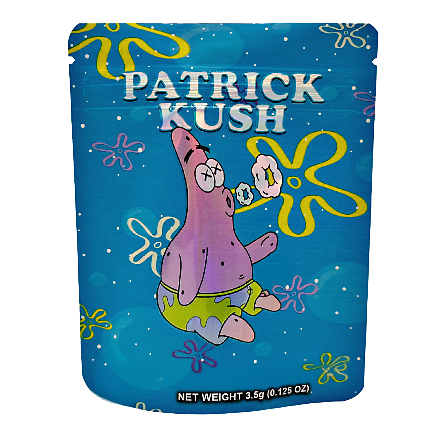 3.5 Gram Mylar Bag – Premium Smell-Proof Packaging – Patrick Kush (50 Count) CMB-35G-073