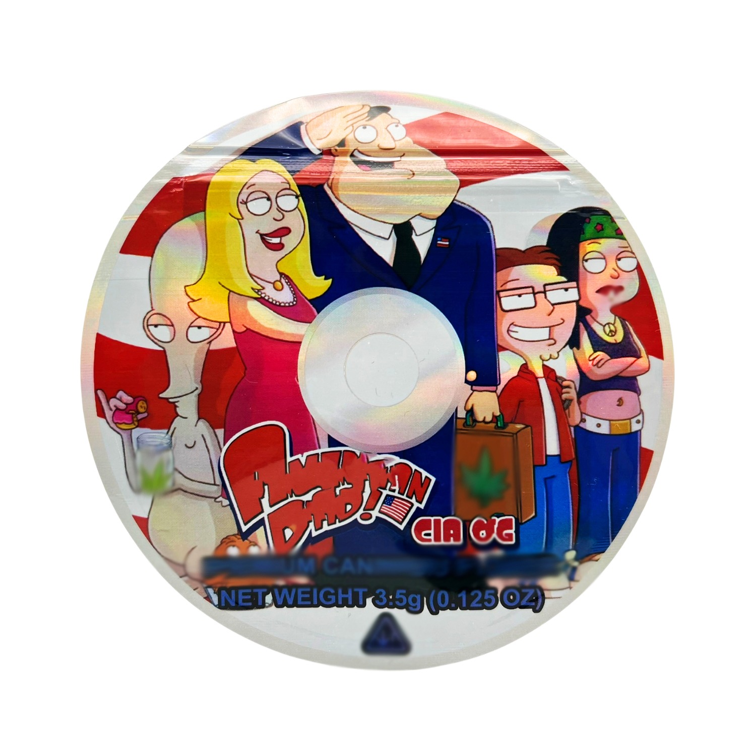 3.5 Gram Mylar Bag – Premium Mylar DVD Bag Only – DVDMB-35-001