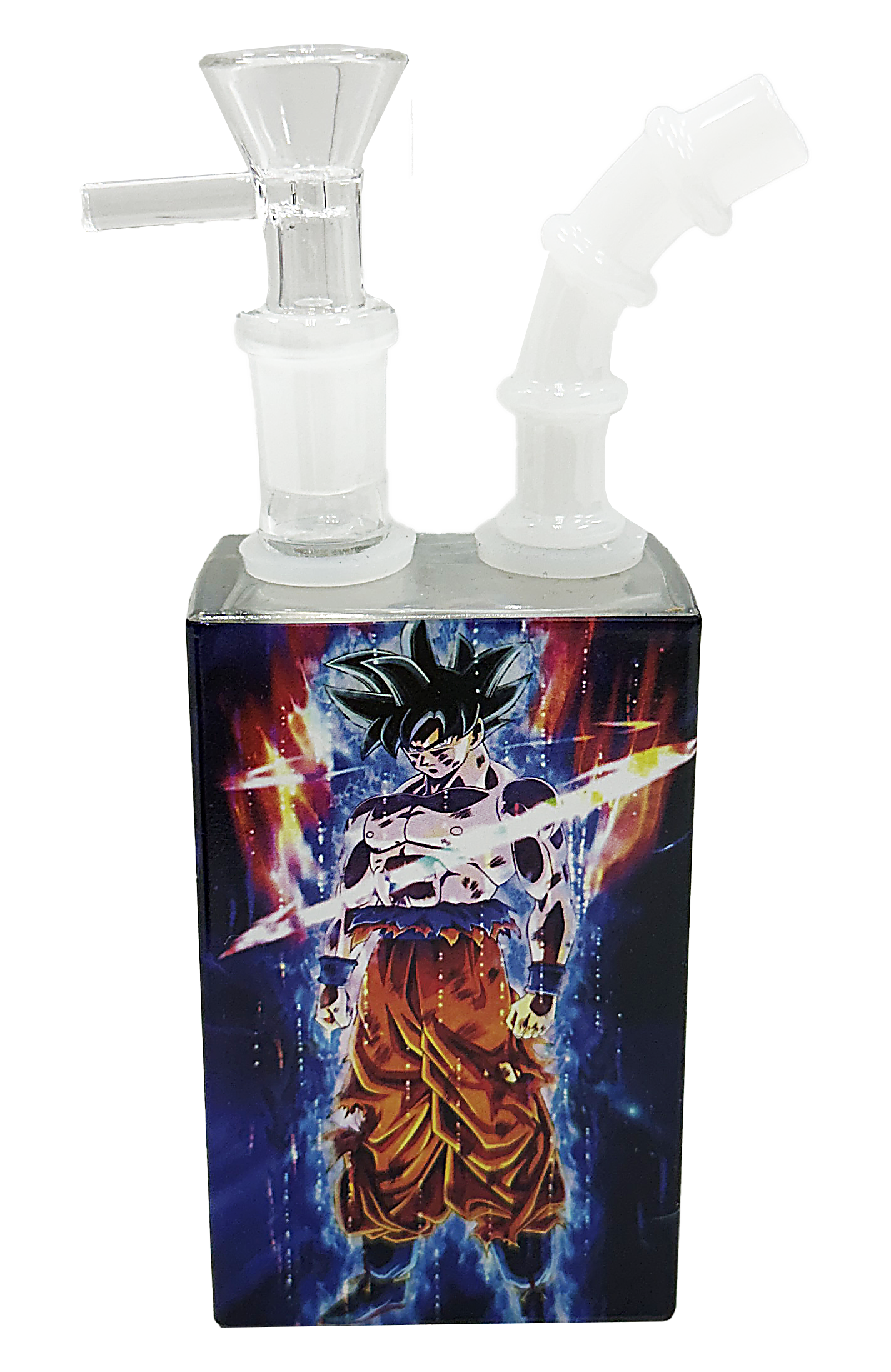 JB-024 Get Lost Glass Juice Box Pipe (Anime – Dragonball Z Goku)