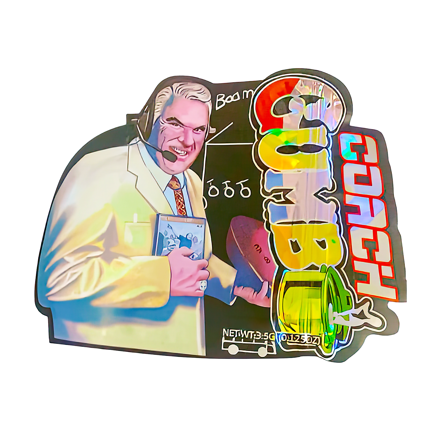 3.5g Shaped Mylar Bag (50 Count) Coach Gumbo MB35-SHAPE-103