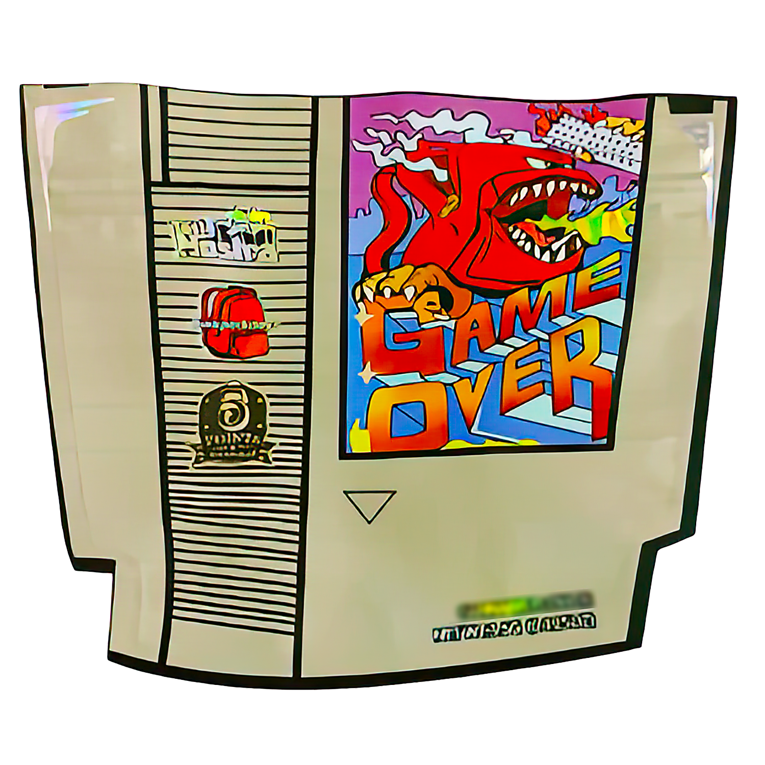 3.5g Shaped Mylar Bag (50 Count) Game Over MB35-SHAPE-119