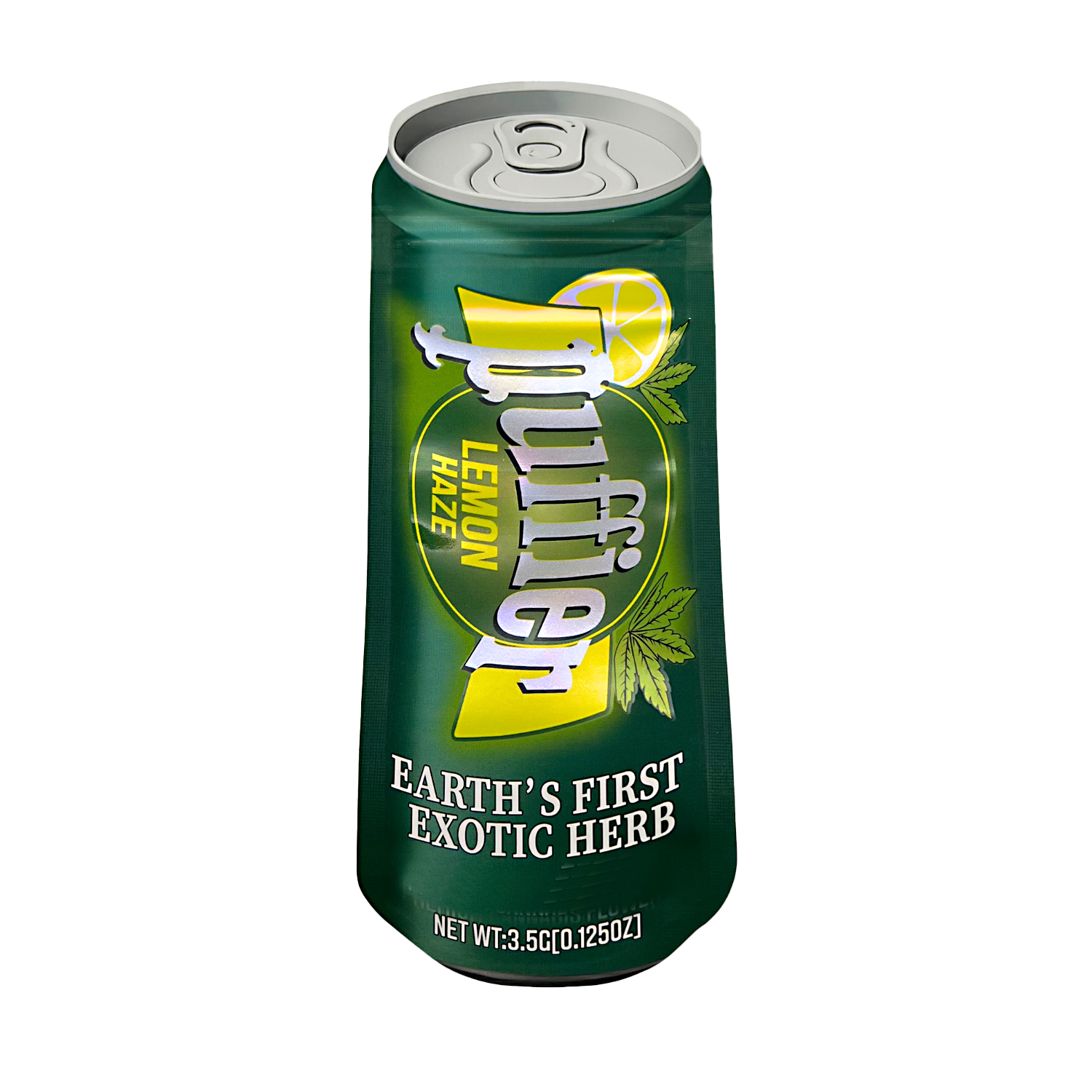 3.5g Shaped Mylar Bag – Premium Smell-Proof Packaging – Puffier Lemon Haze (50 Count) SCSMB-35-015