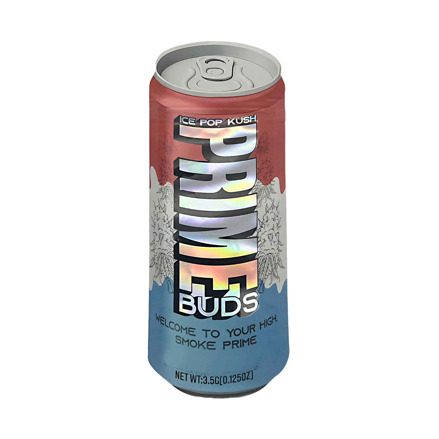 3.5g Shaped Mylar Bag – Premium Smell-ProofPackaging – Prime Buds (50 Count) SCSMB-35-019