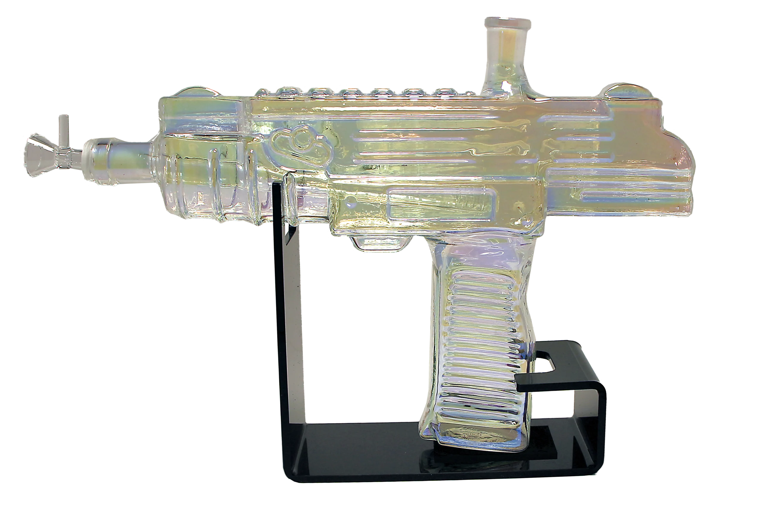 UZI-CRBW-003 UZI Water Pipe (Clear Rainbow)
