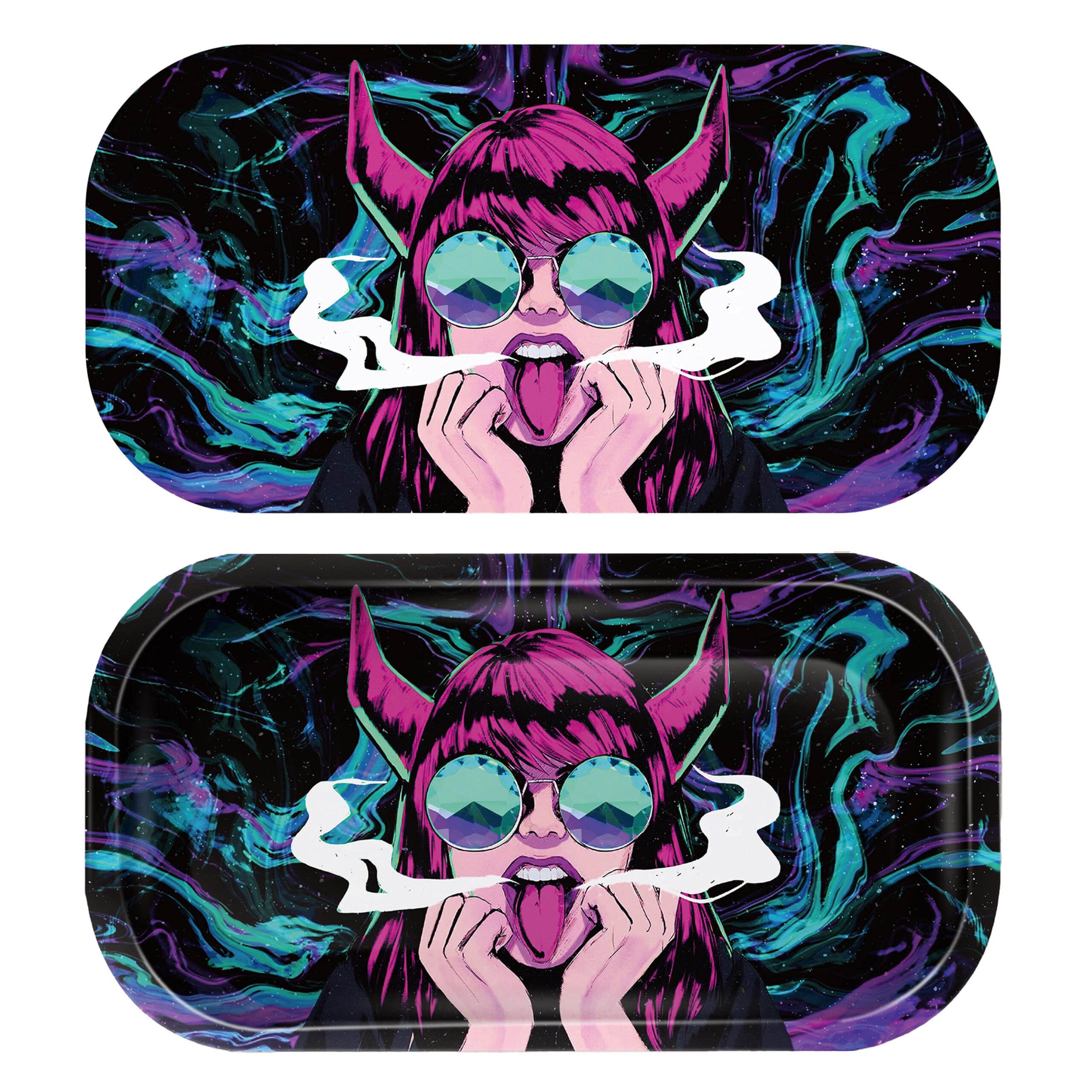 GLMT-011 Mini Magnetic 3D Tray with Lid – Get Lost Red Horn Girl