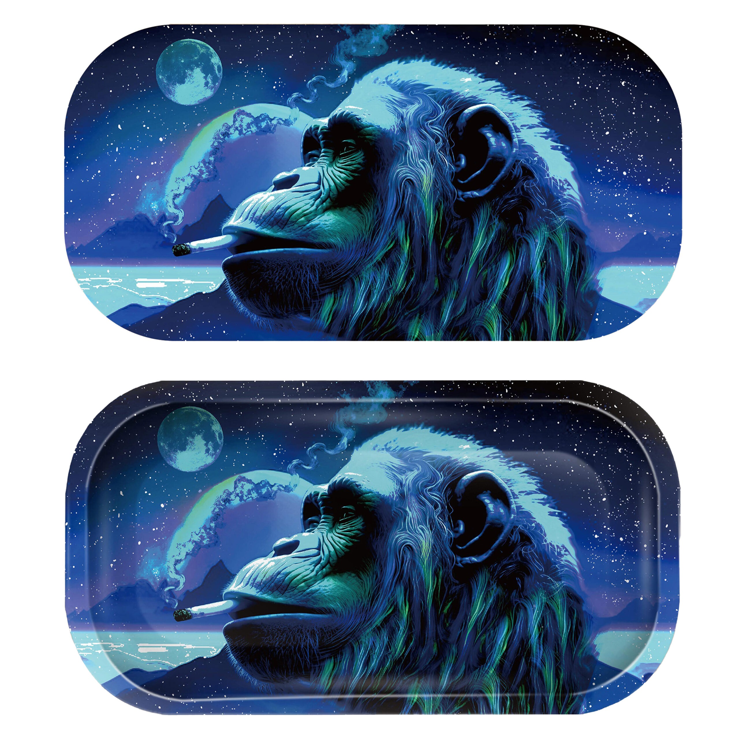 GLMT-018 Mini Magnetic 3D Tray with Lid – Get Lost Smoking Gorilla