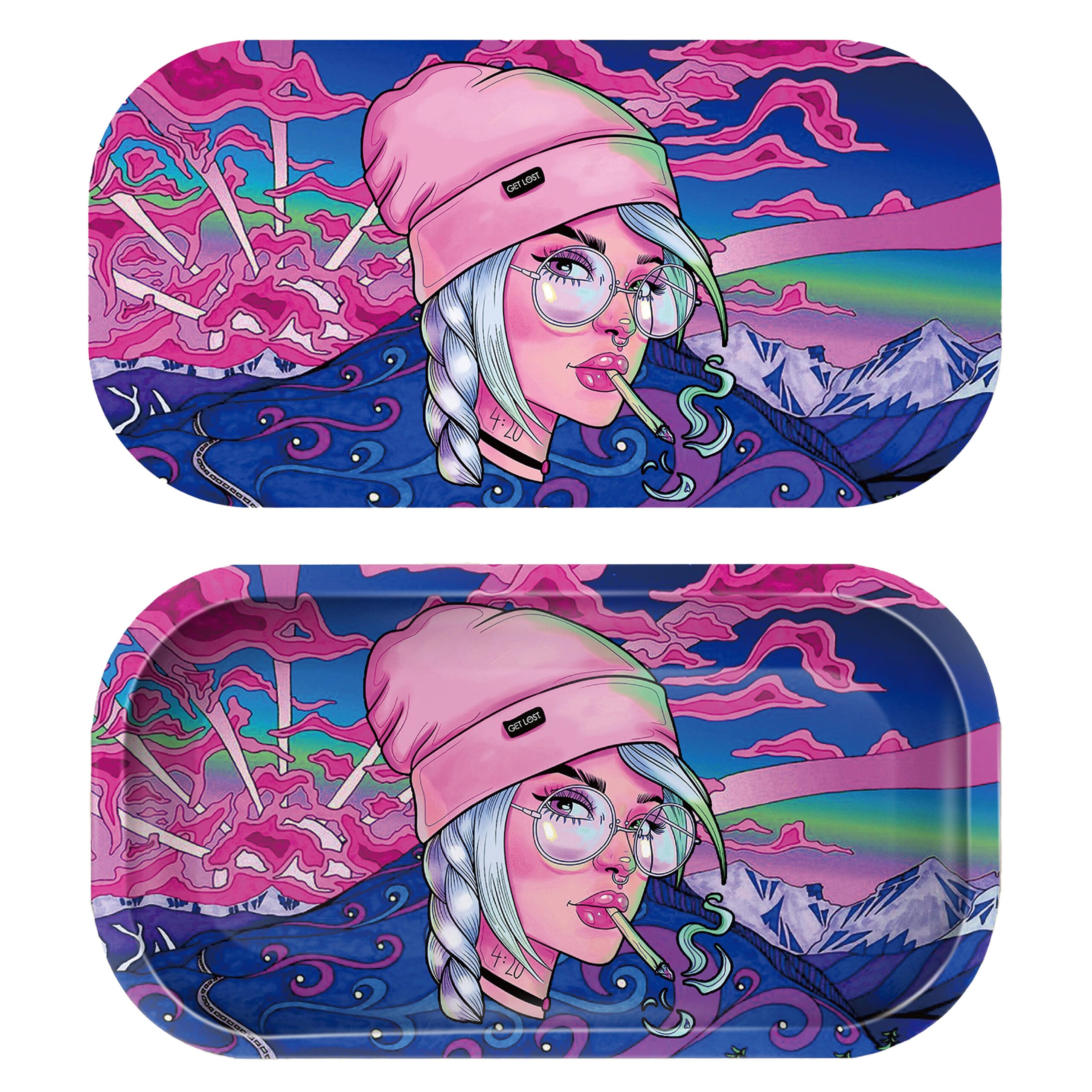 GLMT-021 Mini Magnetic 3D Tray with Lid – Get Lost Pink Hat Girl