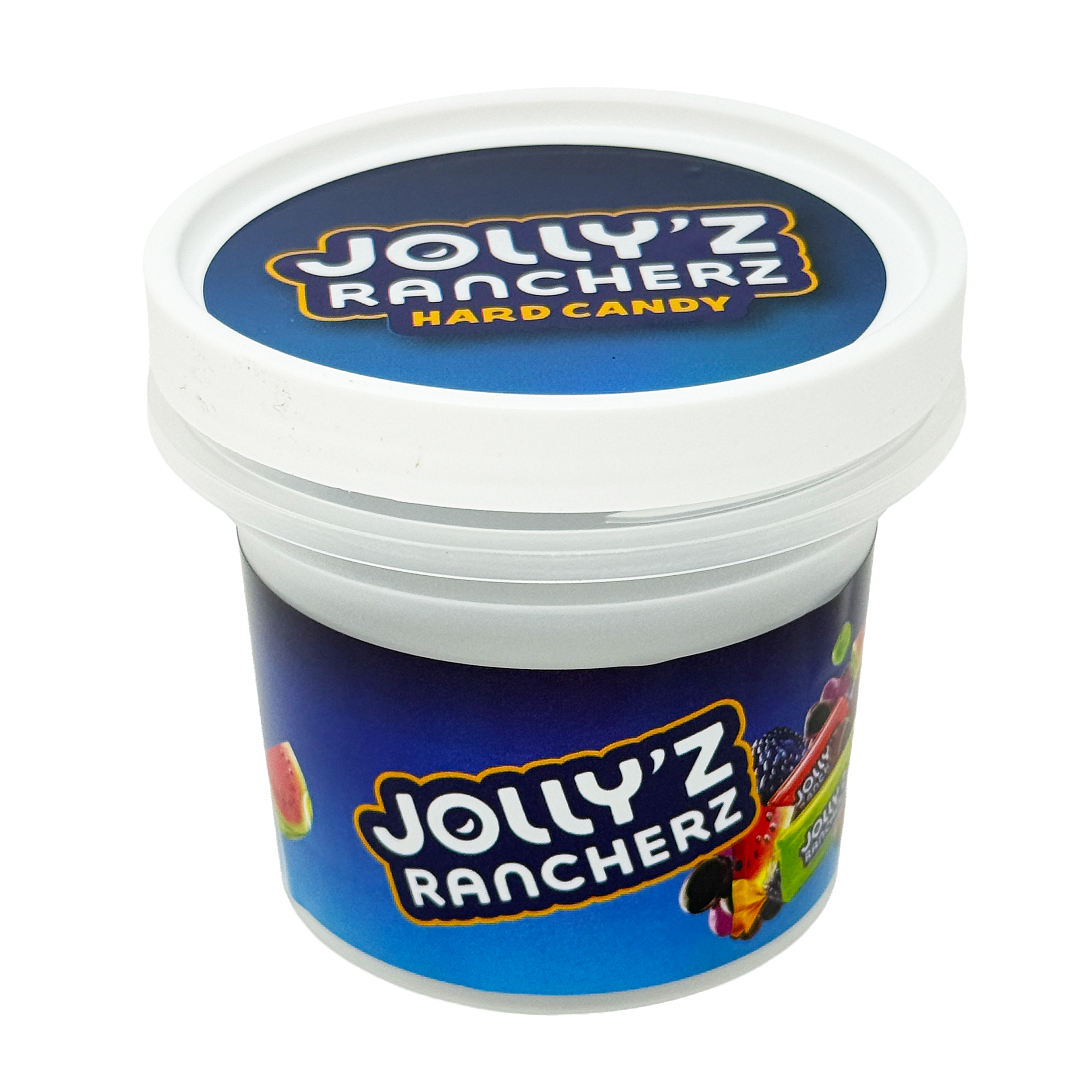 (12 Count) Empty Ice Cream Style Storage Jars (Style 002) Jolly’z Rancherz