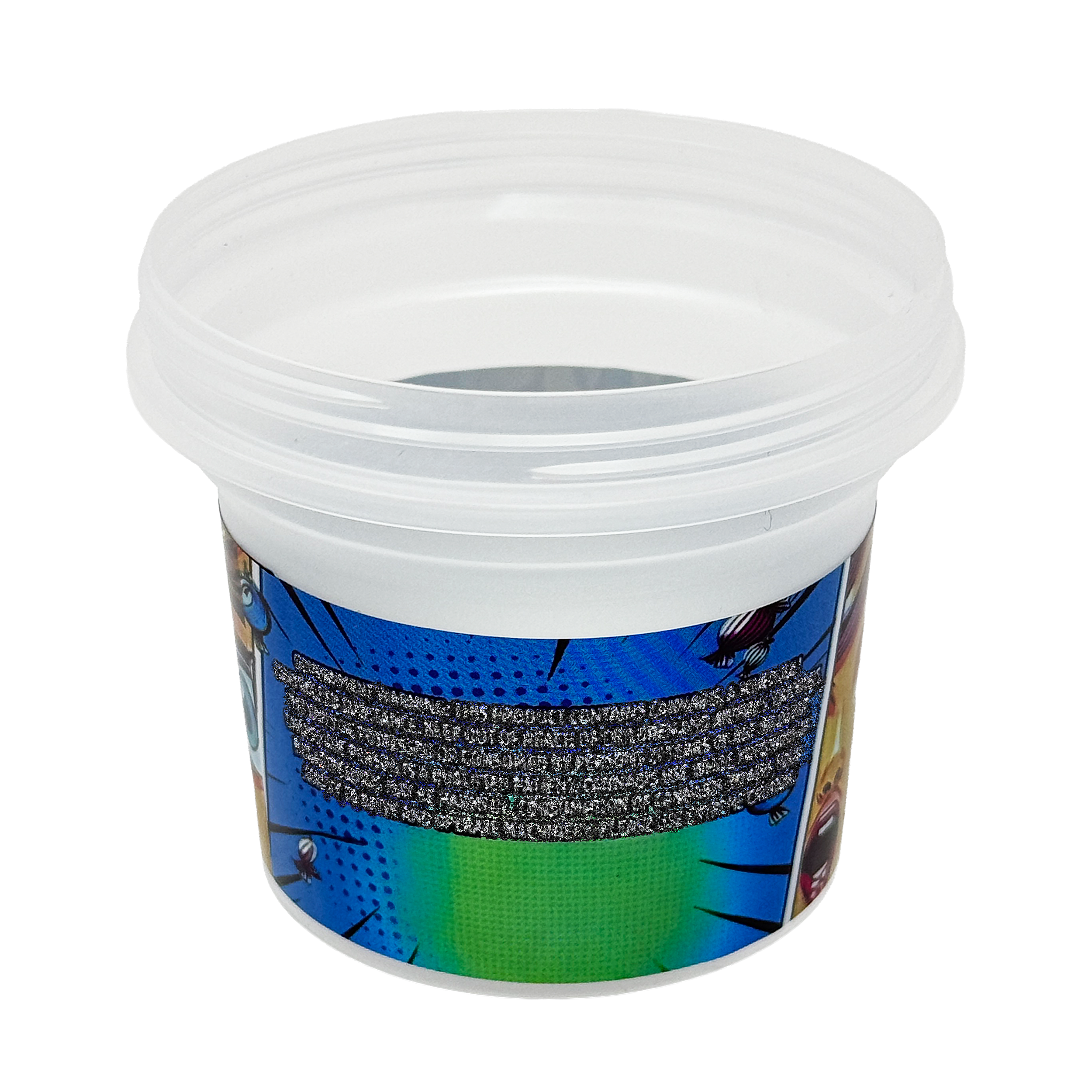 (12 Count) Empty Ice Cream Style Storage Jars (Style 006) Super Candy - Image 2