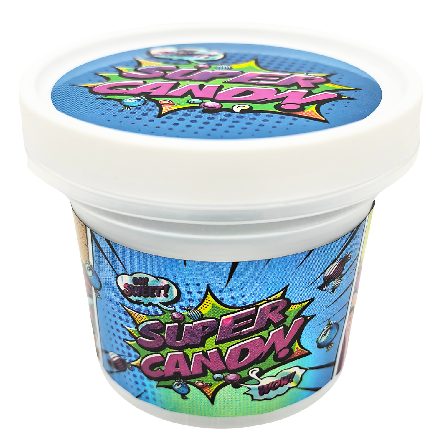 (12 Count) Empty Ice Cream Style Storage Jars (Style 006) Super Candy