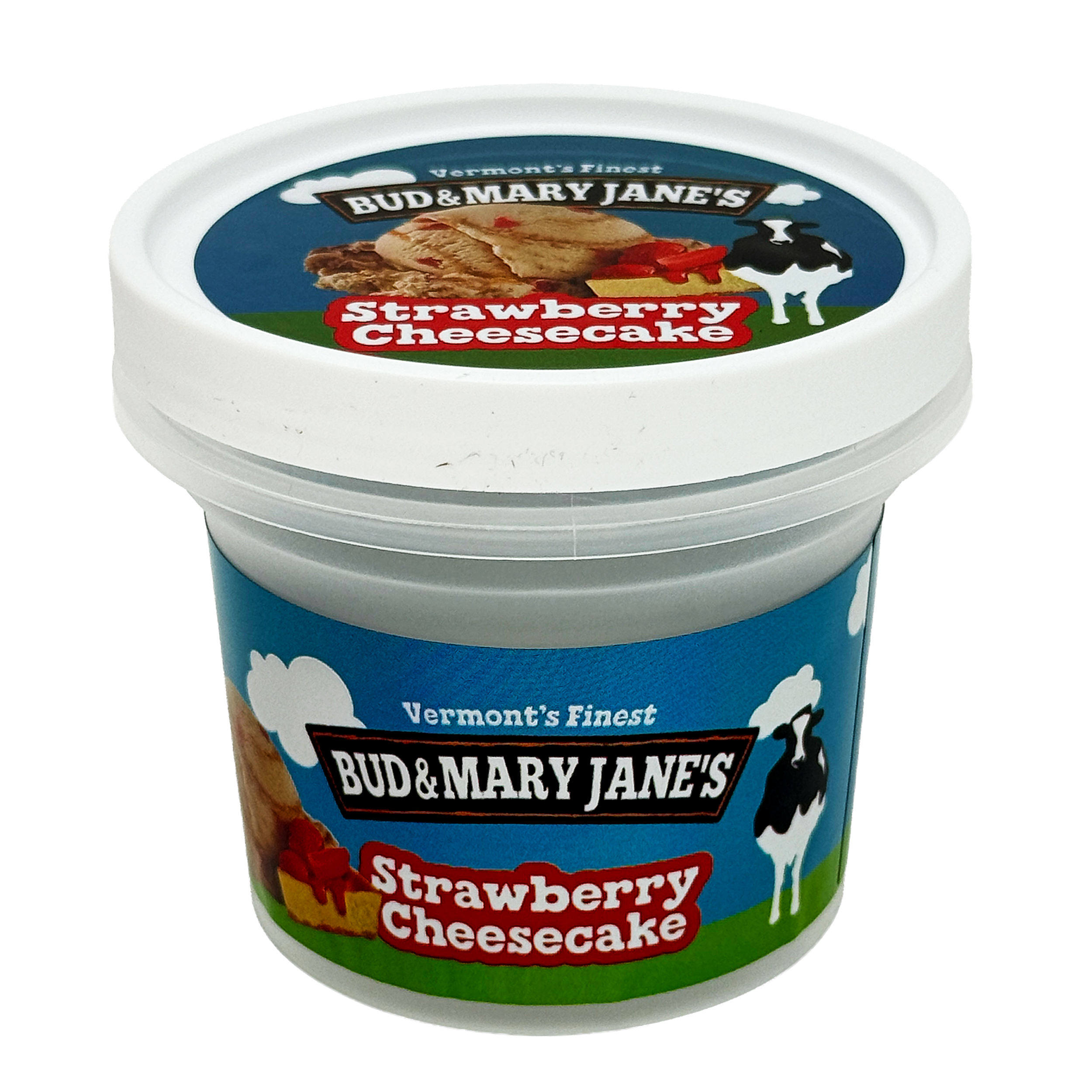 (12 Count) Empty Ice Cream Style Storage Jars (Style 011) Bud & Mary Jane’s