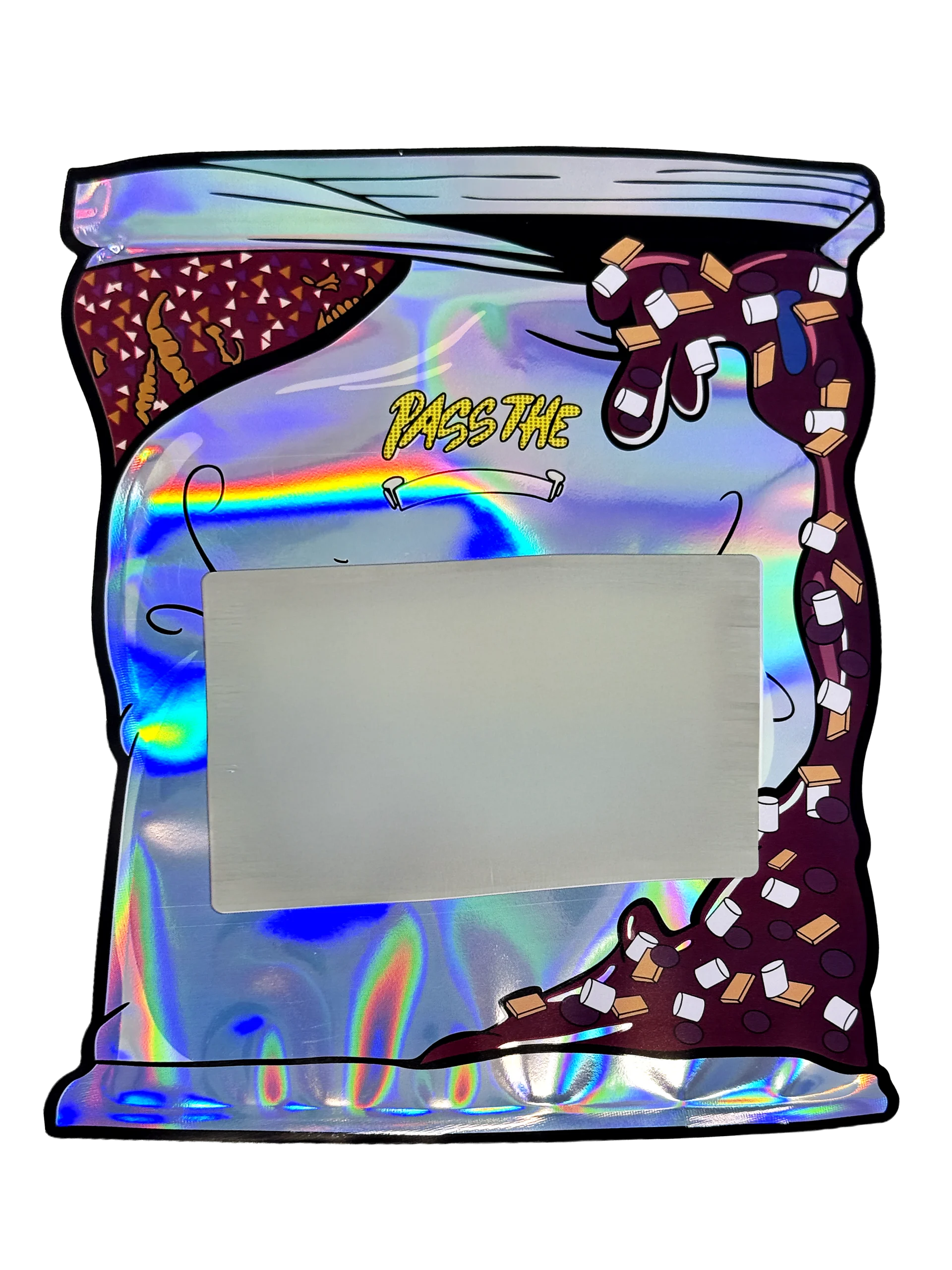 28 Gram Mylar Bag – Premium Smell-Proof Flower Packaging - Wocky Donut (50 Count) MB-28-040 - Image 2