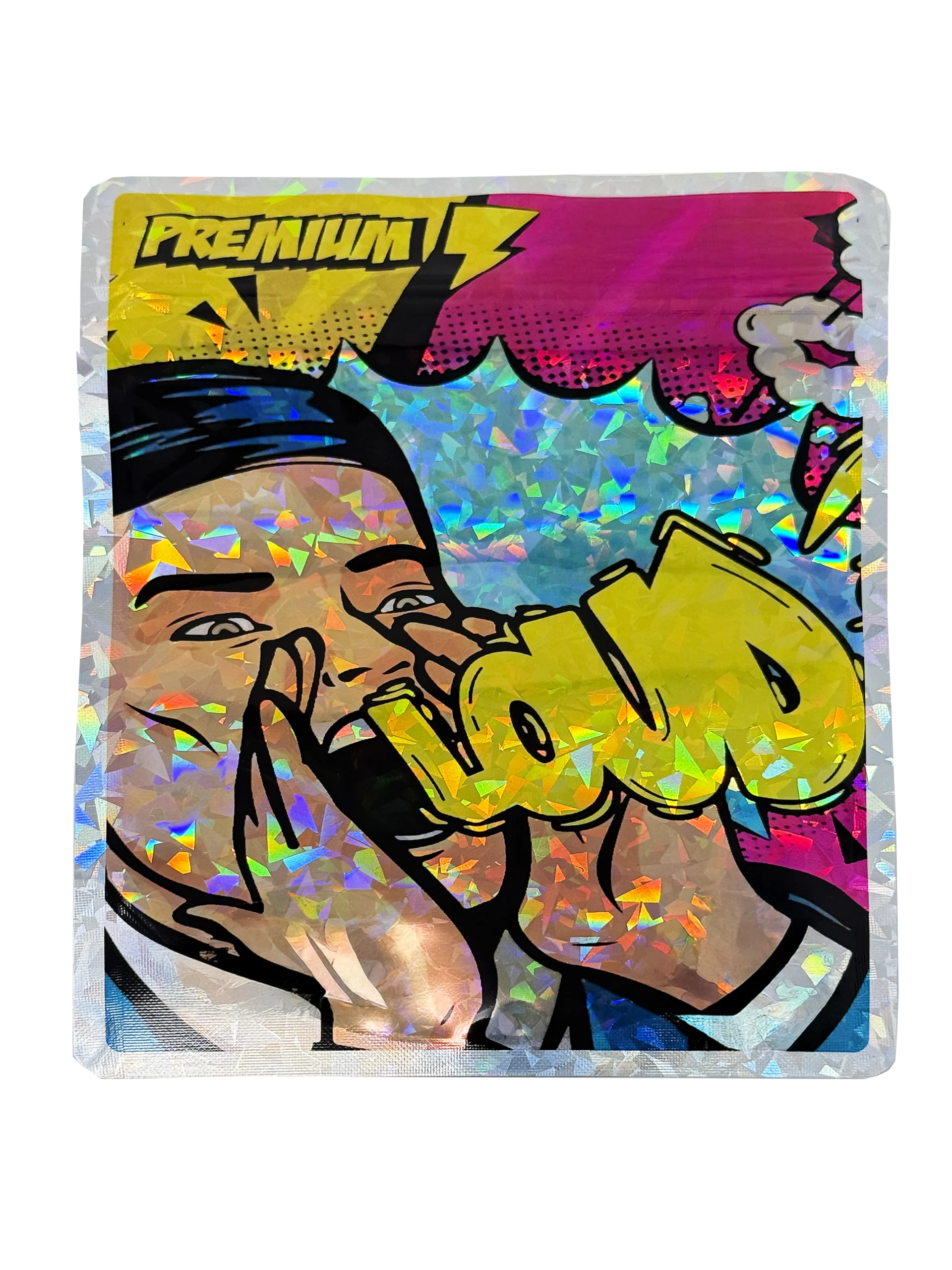 28 Gram Mylar Bag – Premium Smell-Proof Flower Packaging – Premium Cannabis  (50 Count) MB-28G-055