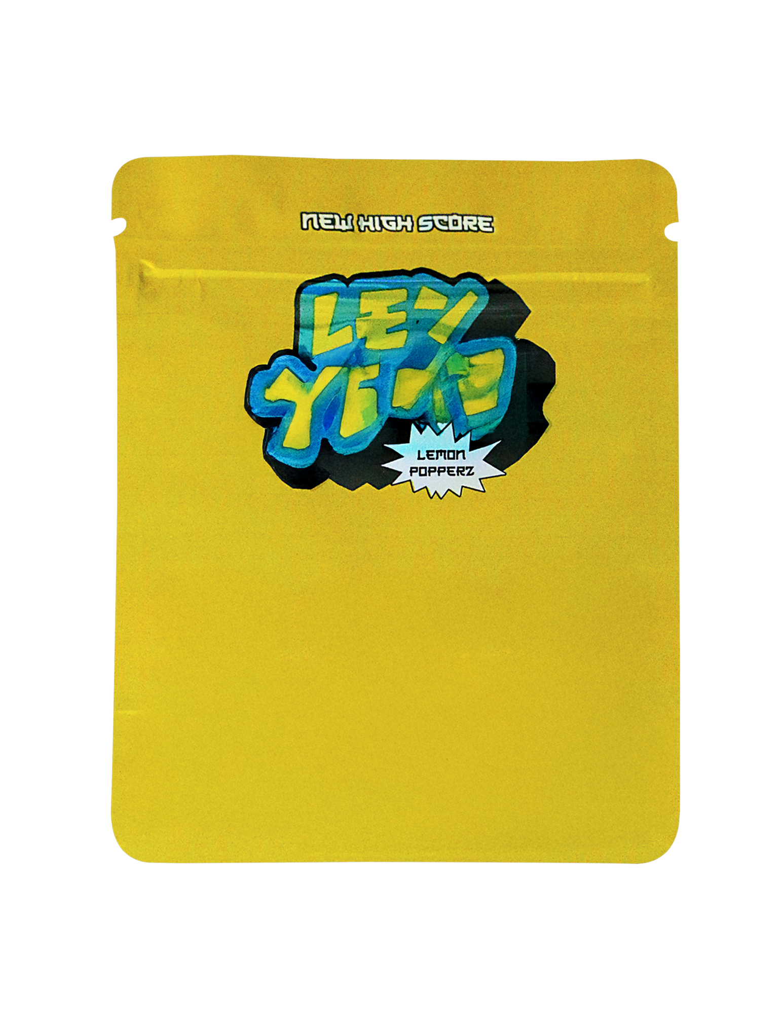 3.5 Gram Mylar Bag – Premium Smell-Proof Packaging - Lemon Popperz (50 Count) MB-35G-100 - Image 2