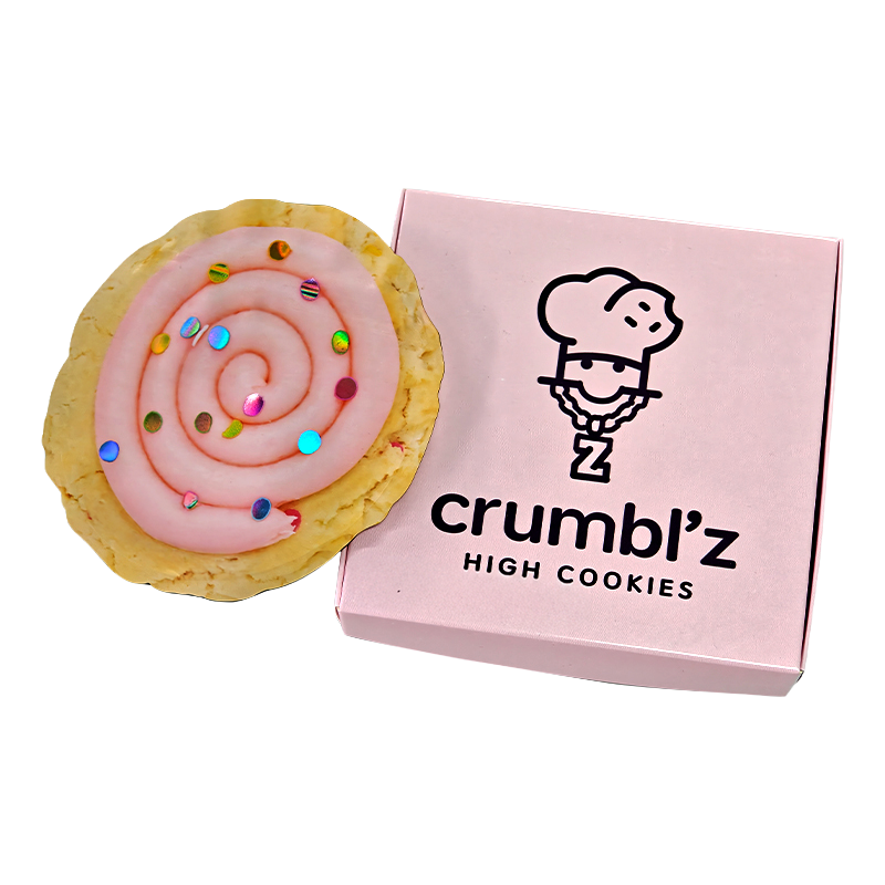 (12 Count) Cookie-Themed Gift Box Set – Rainbow Swirl