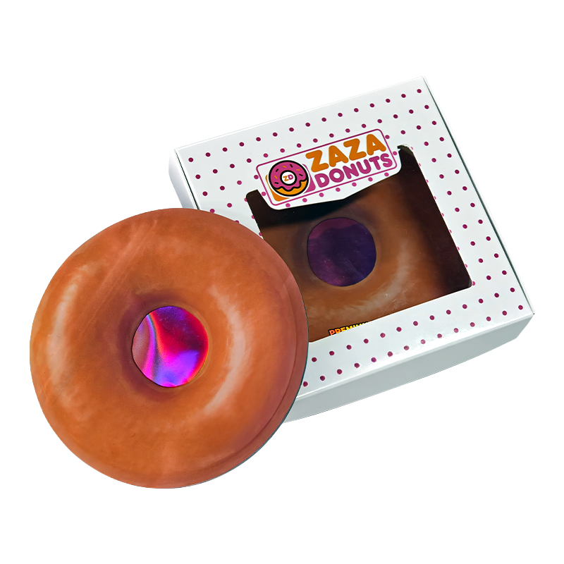 (12 Count) Donut-Themed Gift Box Set  – Za Za Donuts – Glazed DNB-SHAPED-003