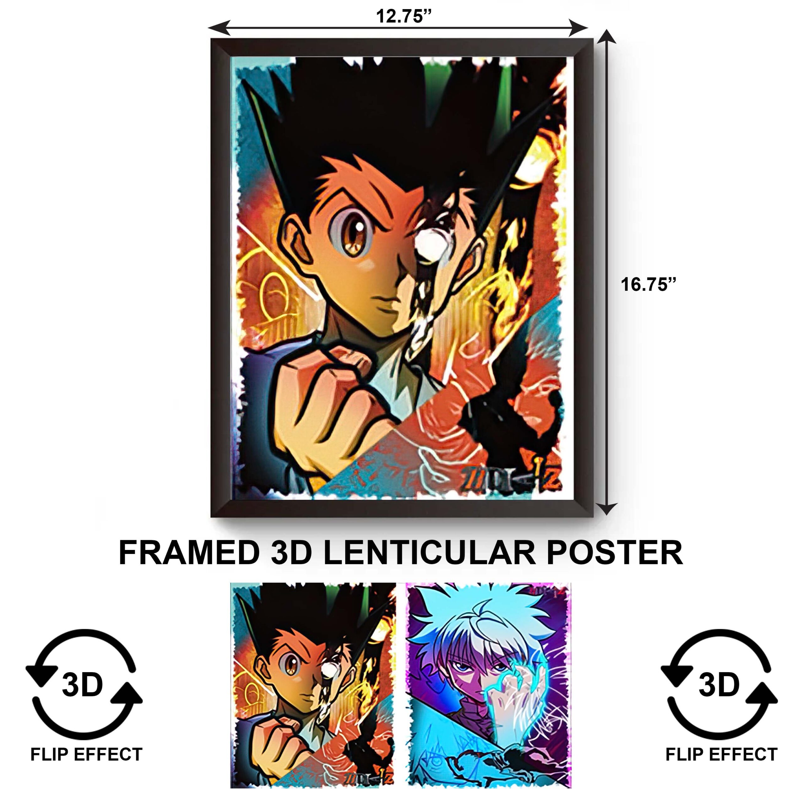 F3DP-041 Anime – Hunter x hunter – Gon Freecss 3D Framed Poster