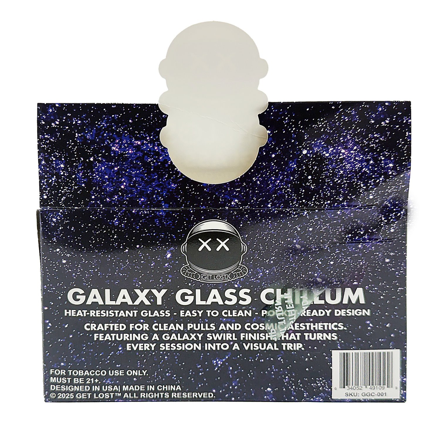 GGC-001 - Get Lost Galaxy Glass Chillum (60 Count) - Image 4