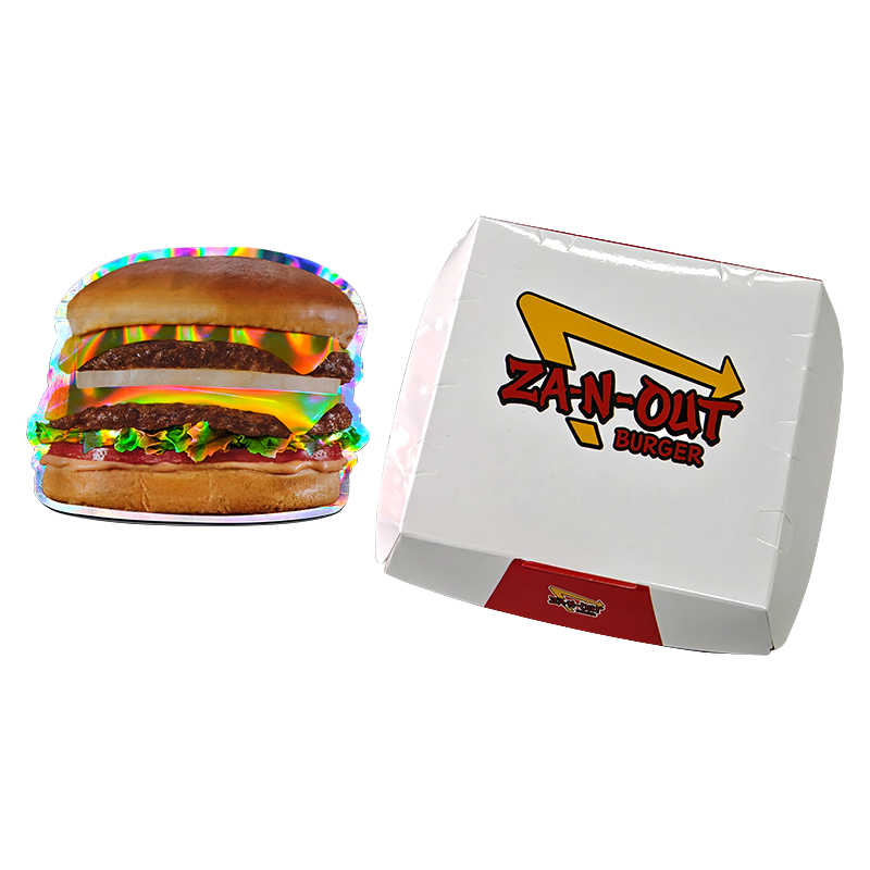 (12 Count) Hamburger-Themed Gift Box Set - Za-N-Out Burger HNB-SHAPED-001