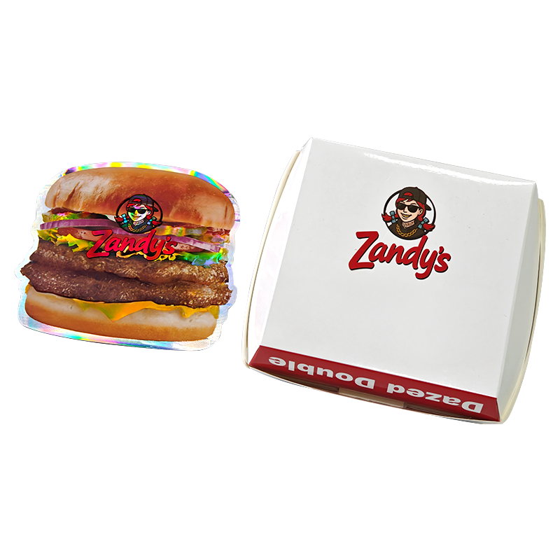 (12 Count) Hamburger-Themed Gift Box Set - Zandy's BurgerHNB-SHAPED-003 - Image 2