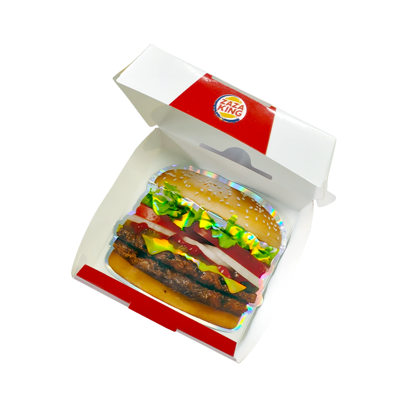 (12 Count) Hamburger-Themed Gift Box Set - ZaZa King Burger HNB-SHAPED-004 - Image 4
