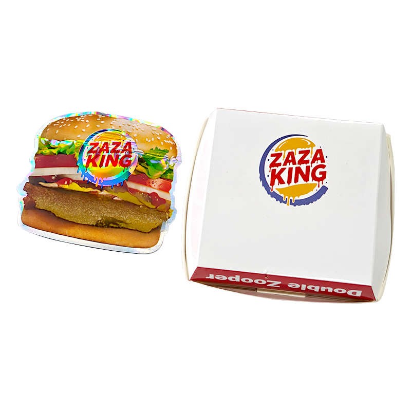 (12 Count) Hamburger-Themed Gift Box Set - ZaZa King Burger HNB-SHAPED-004 - Image 2