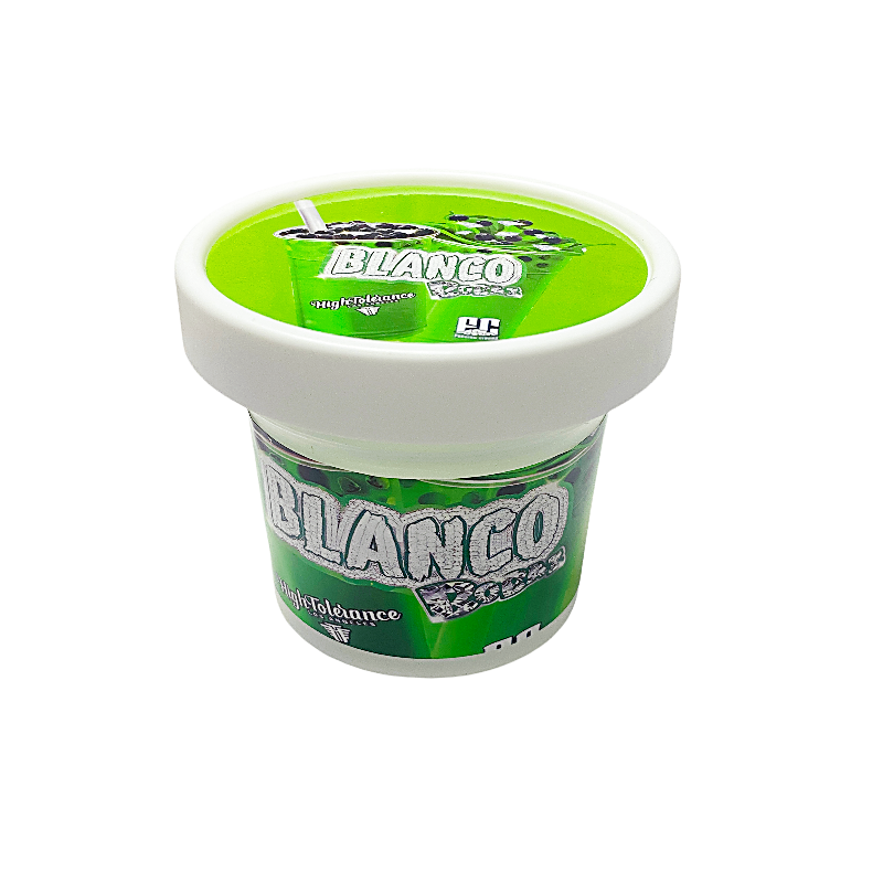 12 Pack – Ice Cream Pint Style Plastic Storage Containers with Lids – Blanco Bobas High Tolerance – ICJAR-006