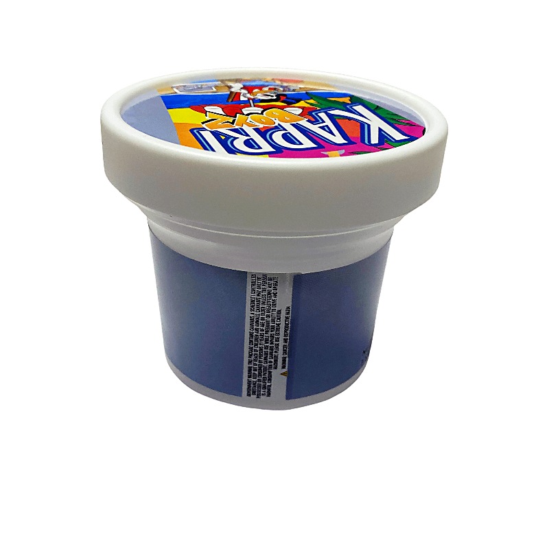 12 Pack - Ice Cream Pint Style Plastic Storage Containers with Lids - Kapri Boyz High Tolerance - ICJAR-009 - Image 2