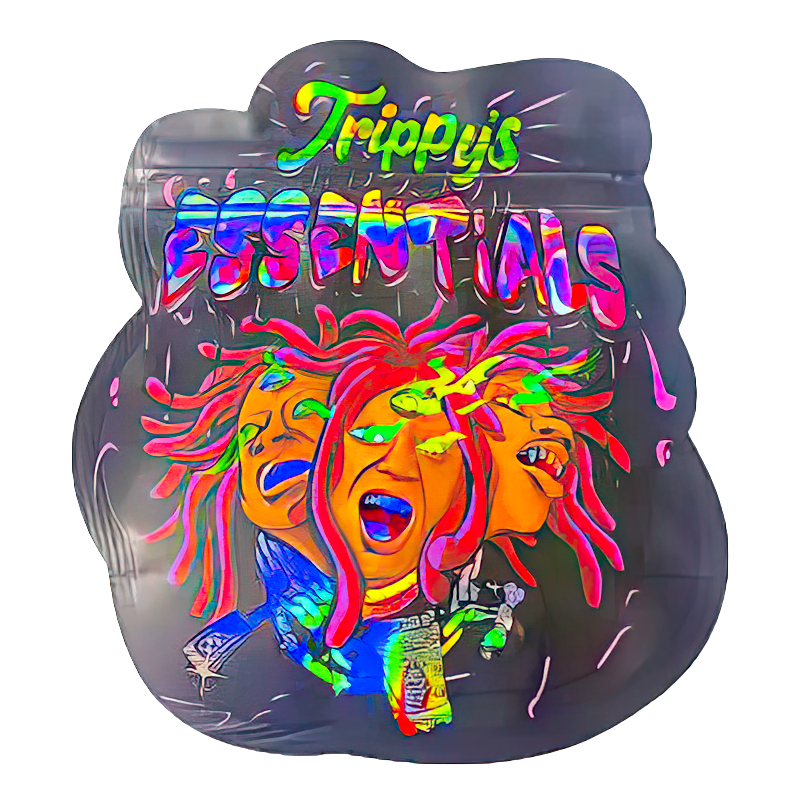 50 Pack – 3.5G Shaped Mylar Bags – Trippy’s Essentials – MB35-SHAPE-130