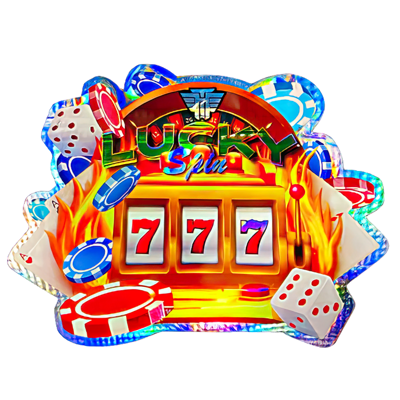 50 Pack – 3.5G Shaped Mylar Bags – High Tolerance High Rollers Lucky Spin 777 – MB35-SHAPE-156