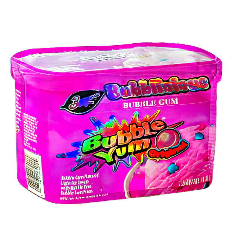 50 Pack – 3.5G Shaped Mylar Bags – Breyers Bubble Yum Original Ice Cream – MB35-SHAPE-170