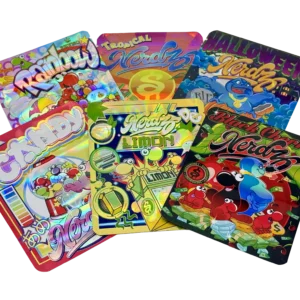 (50 Count) 3.5g Mylar Bags Mix Designs (NERDZ)