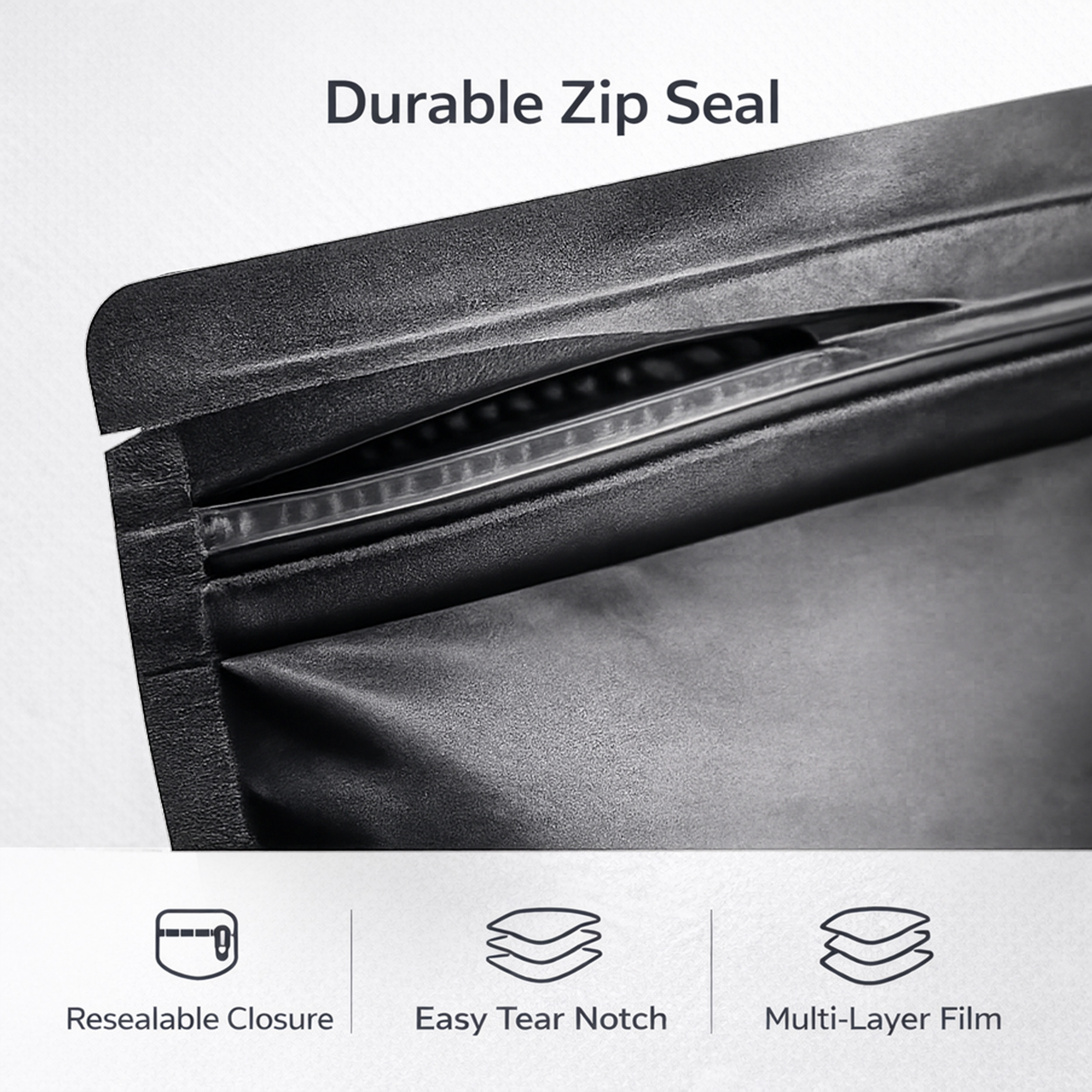 3.5g Shaped Mylar Bag Premium Smell-Proof Packaging - Gelato Runtz Sweet (50 Count) MB35-NSHAPE-006 - Image 6