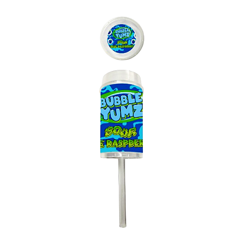 10 Pack – 3.5g Push-Up Jar – Bubble Yumz Sour Raspberry – PUC-10PK-023