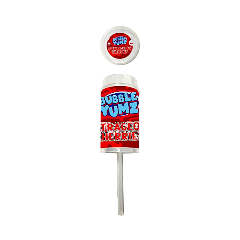 10 Pack – 3.5g Push-Up Jar – Bubble Yumz Outrageous Cherries- PUC-10PK-024