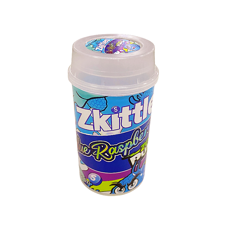 10 Pack - 3.5g Push-Up Jar - Zkittles Blue Raspberry Zour Punch - PUC-10PK-034 - Image 2