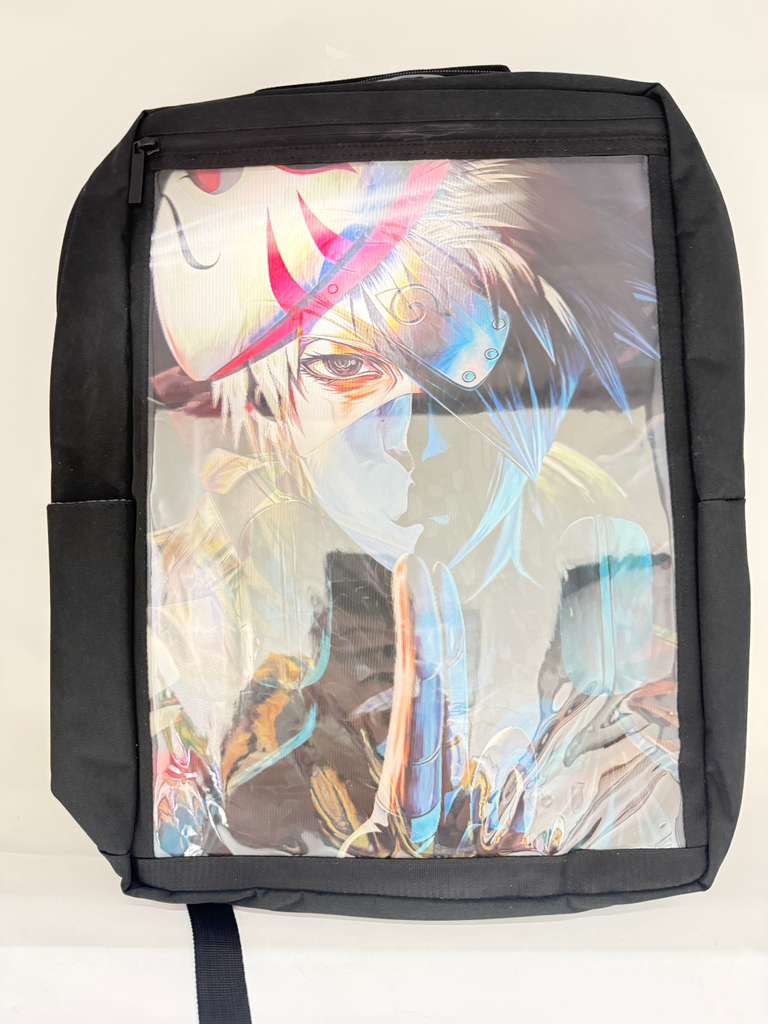 BNS-001 – 3D Graphic Window Backpack with Interchangeable Skin Panel –