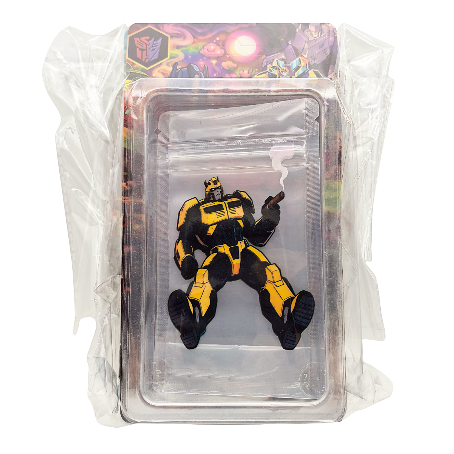 12 Pack – 3.5g Blister Pack Carded Storage - Transformers Bumble Bee - BLISTER-002 - Image 2