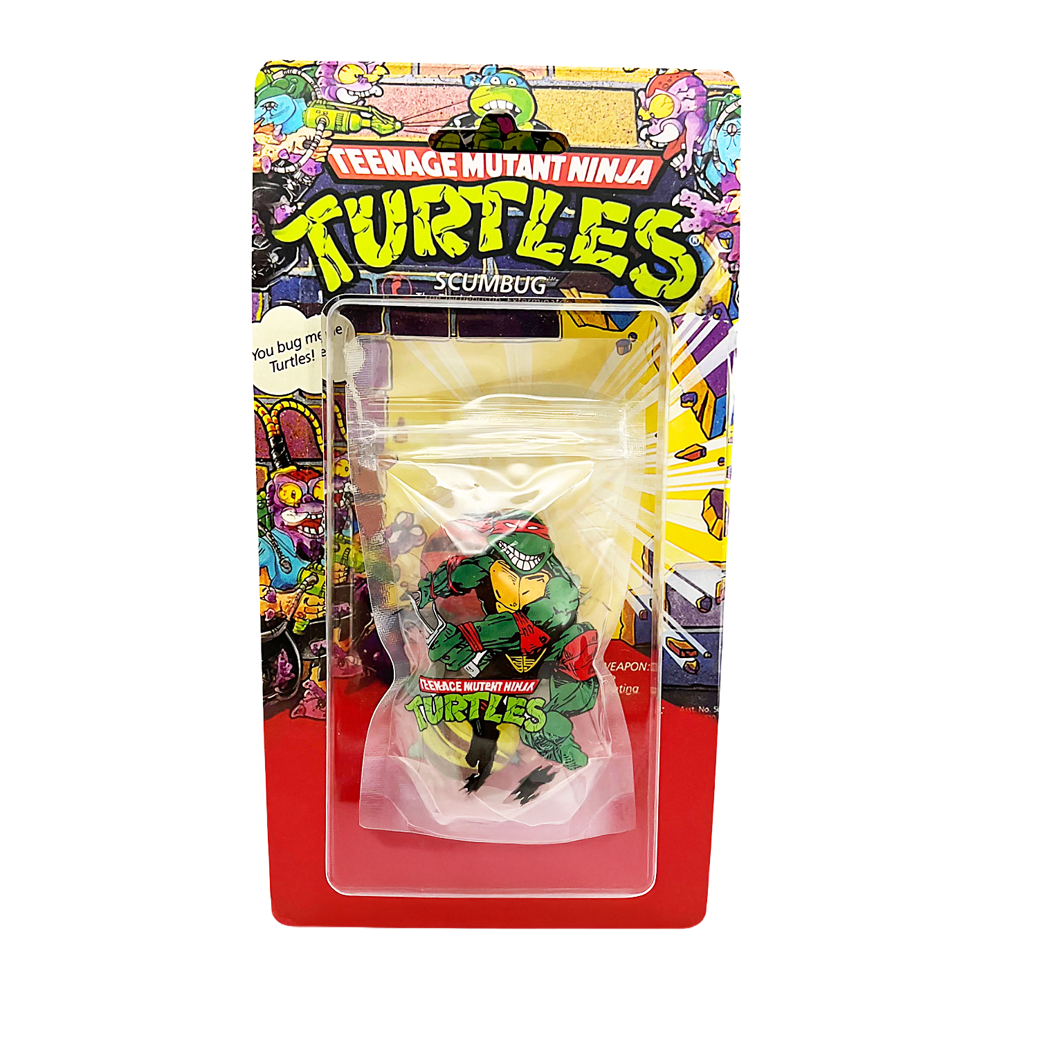 12 Pack – 3.5g Blister Pack Carded Storage – TMNT Scumbug Raphael – BLISTER-014