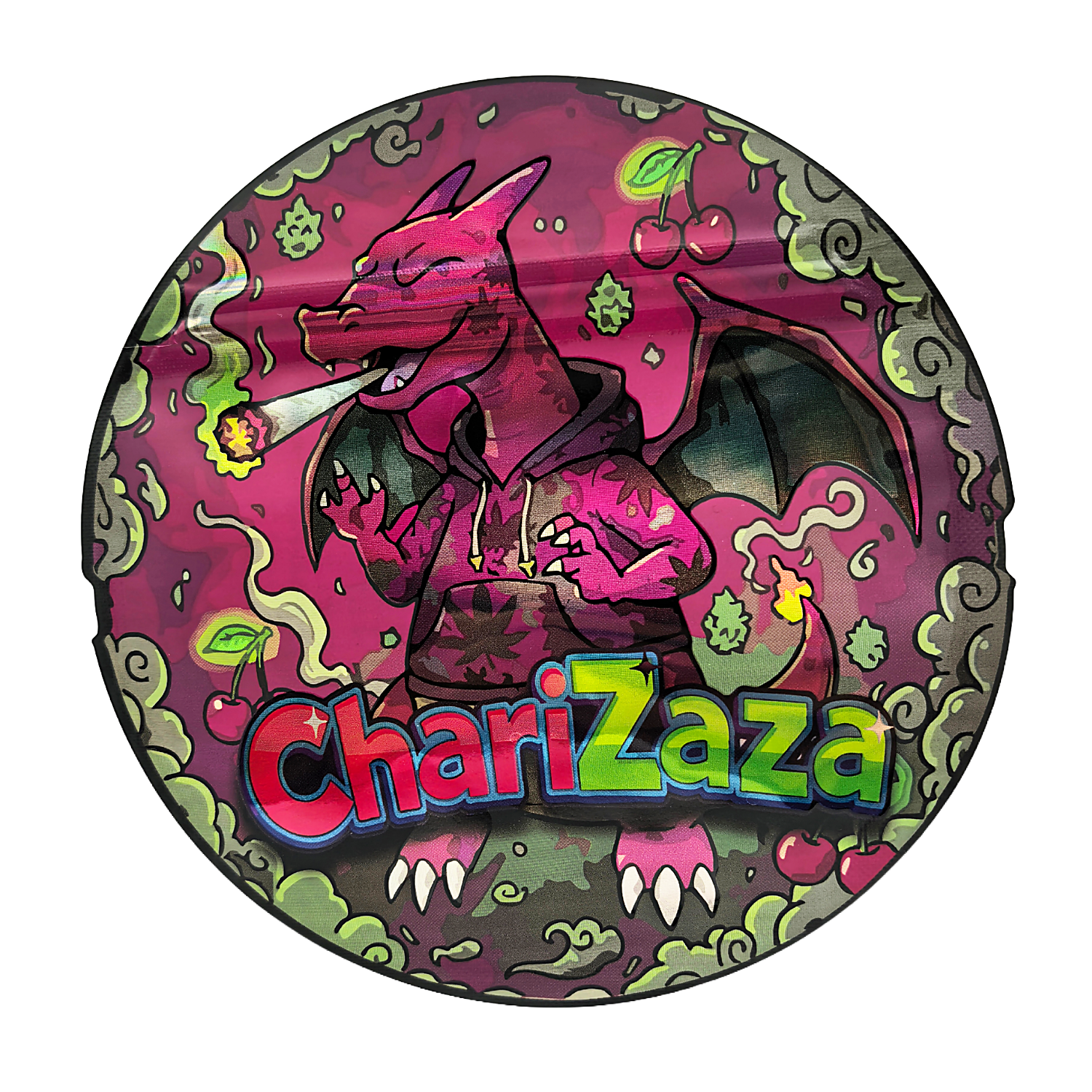 50 Pack – 3.5g Special Die Cut Shaped Mylar Bag – ChariZaza – POKEMON-SMB-002